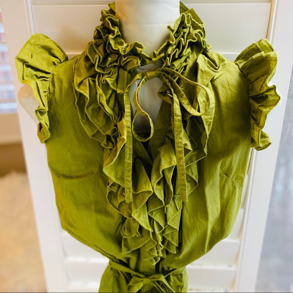 Vintage Aziz Ruffled Top (S) - Picture 4 of 7
